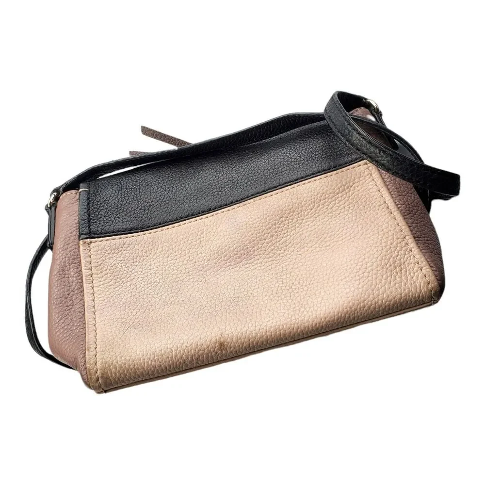 KATE SPADE Handbag Crossbody Leather Purse COBBLE HILL Colorblock Mini Toddy